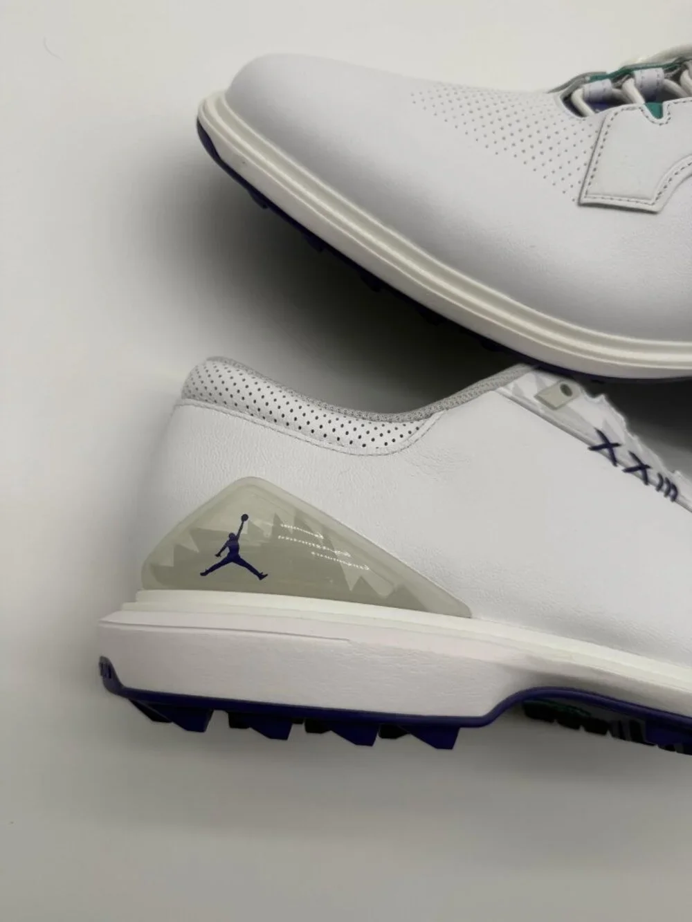 New Jordan ADG 5 Golf Shoes Men's Size 12 White Grape Ice Spikeless FQ6642 100